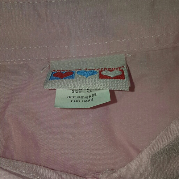 American Sweetheart Pink Button Blouse - Picture 5 of 5